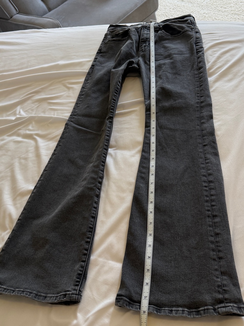Levi's Black Flare Jeans - Wide Leg Denim
